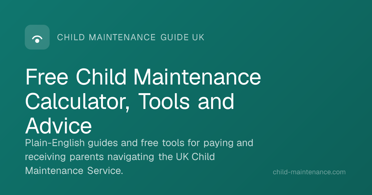 Child Maintenance Calculator - Net Pay (CSA / CMS) | Child Maintenance ...